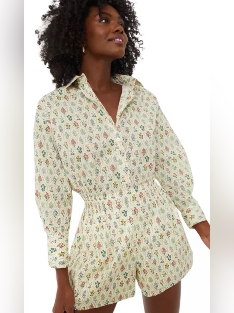 Tuckernuck Hyacinth House Trellis romper size S